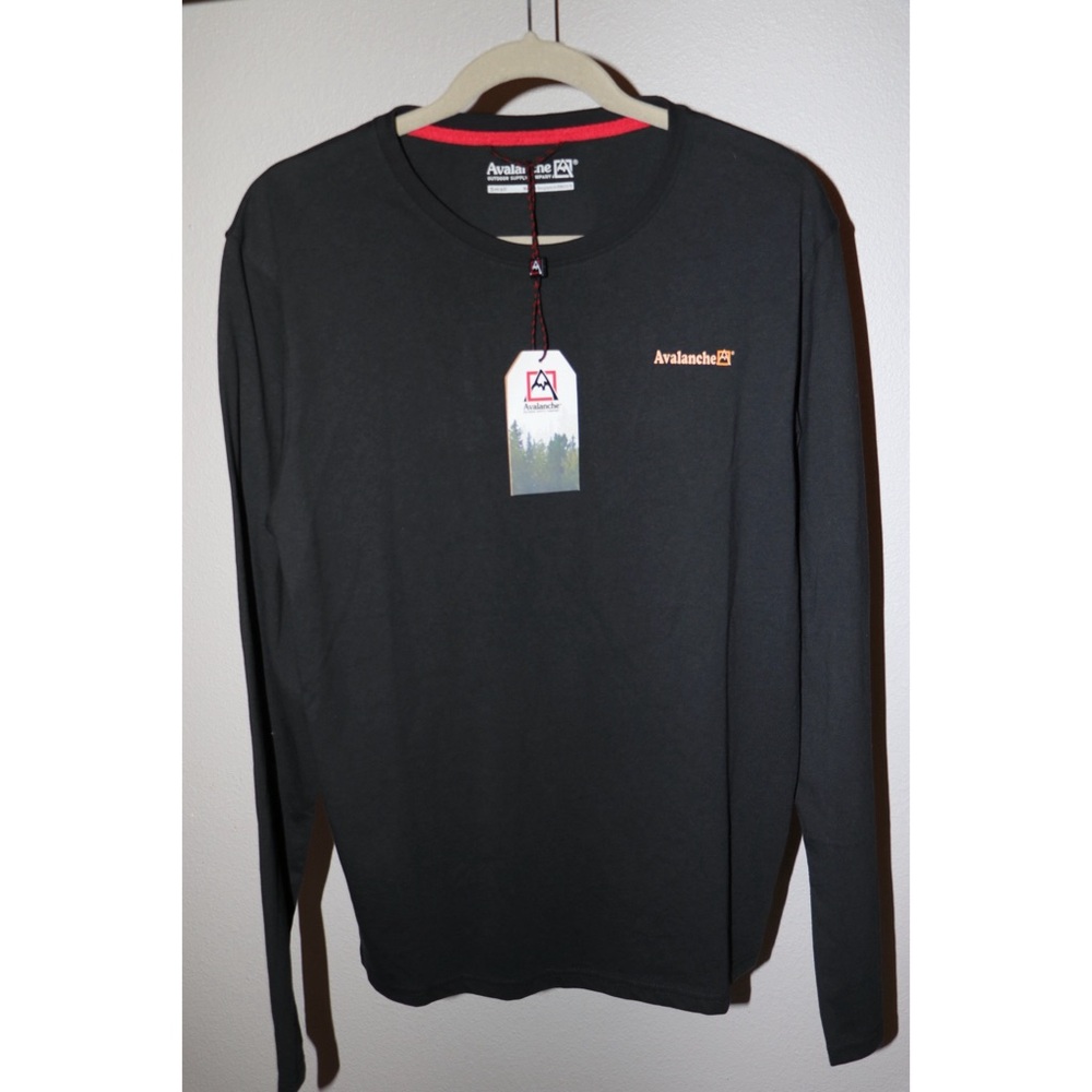 Avalanche Men's Black Long Sleeve Shirt